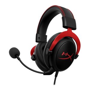 HyperX Cloud II Wired Gaming Headset Red and Black KHX-HSCP-RD HyperX Cloud II Wired Gaming Headset Red and Black KHX-HSCP-RD